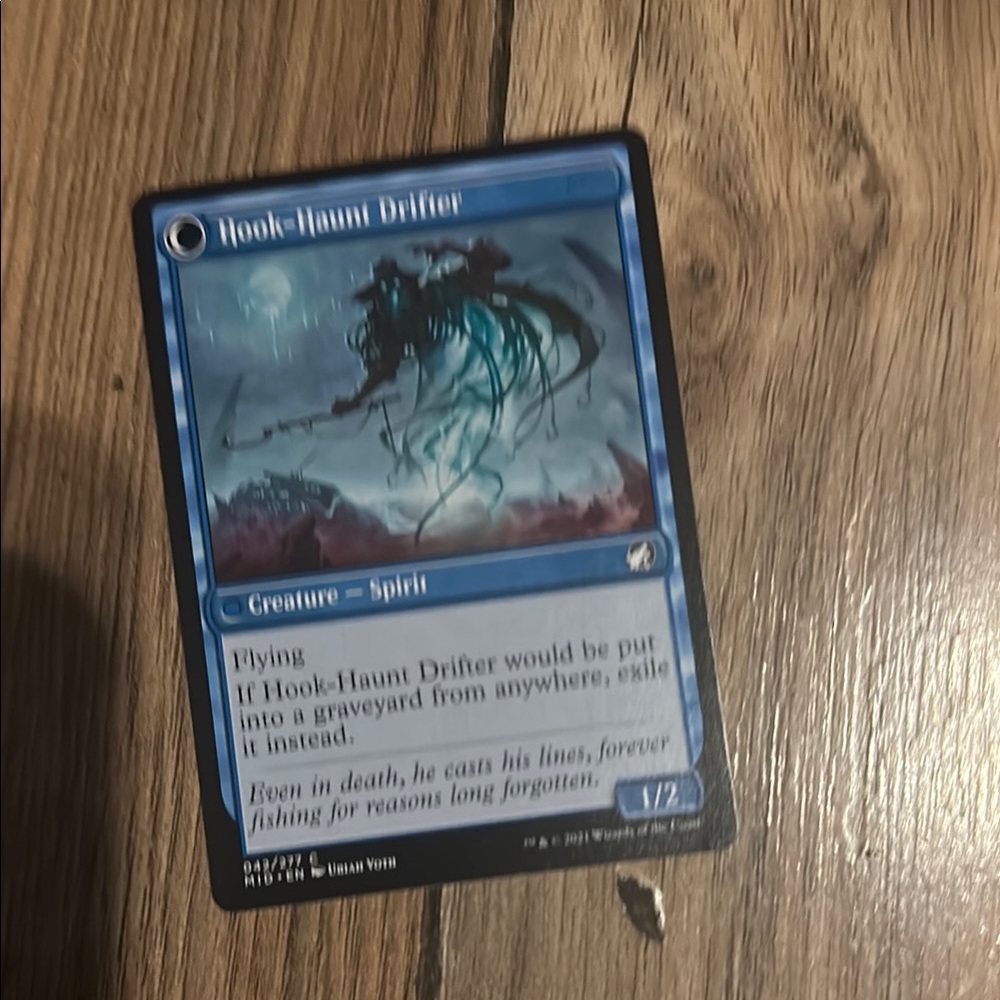 Magic Blue Spectral Card Game